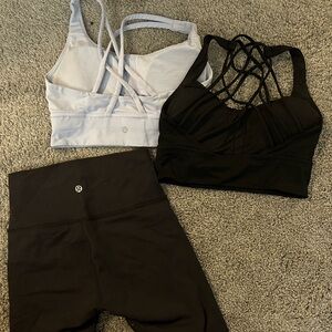 Lululemon Sports Bras and Leggings Set